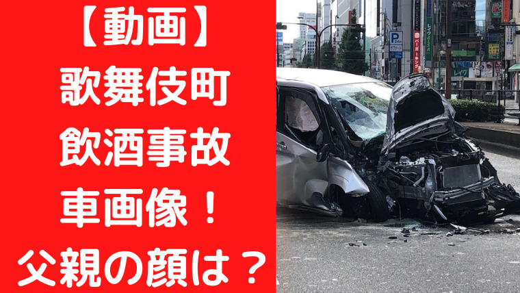 【動画】歌舞伎町からディズニーシーで飲酒事故車画像！父親の顔は？｜TrendWatch