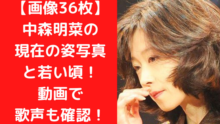 【画像36枚】中森明菜の現在の姿写真と若い頃！動画で歌声も確認！｜Ｔｒｅｎｄｗａｔｃｈ