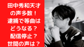 田中秀和天才の声多数！逮捕でアイカツ・ウマ娘等曲はどうなる？世間の声と名曲まとめ！｜TrendWatch